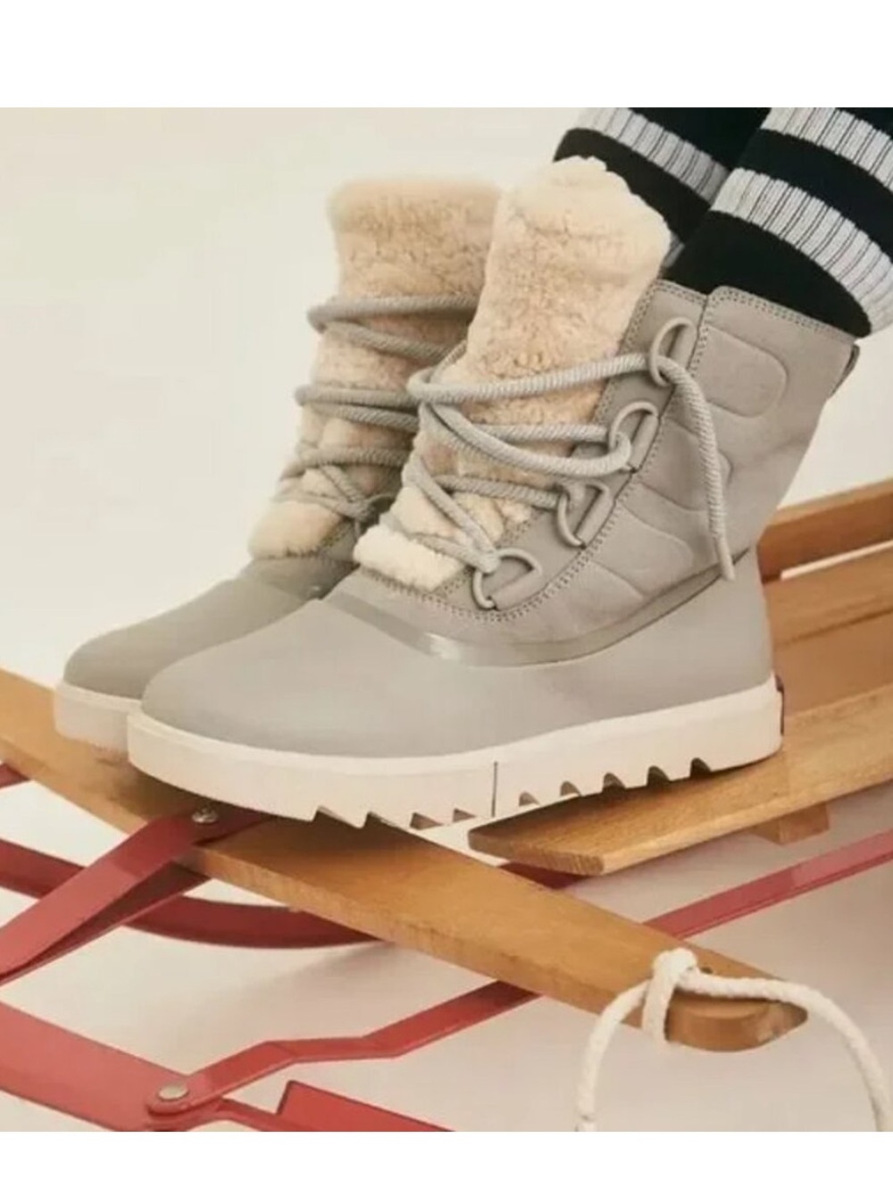 SOREL Women's Joan Of Arctic Next Lite Boot Sz 9.5 Waterproof 100g Insulation